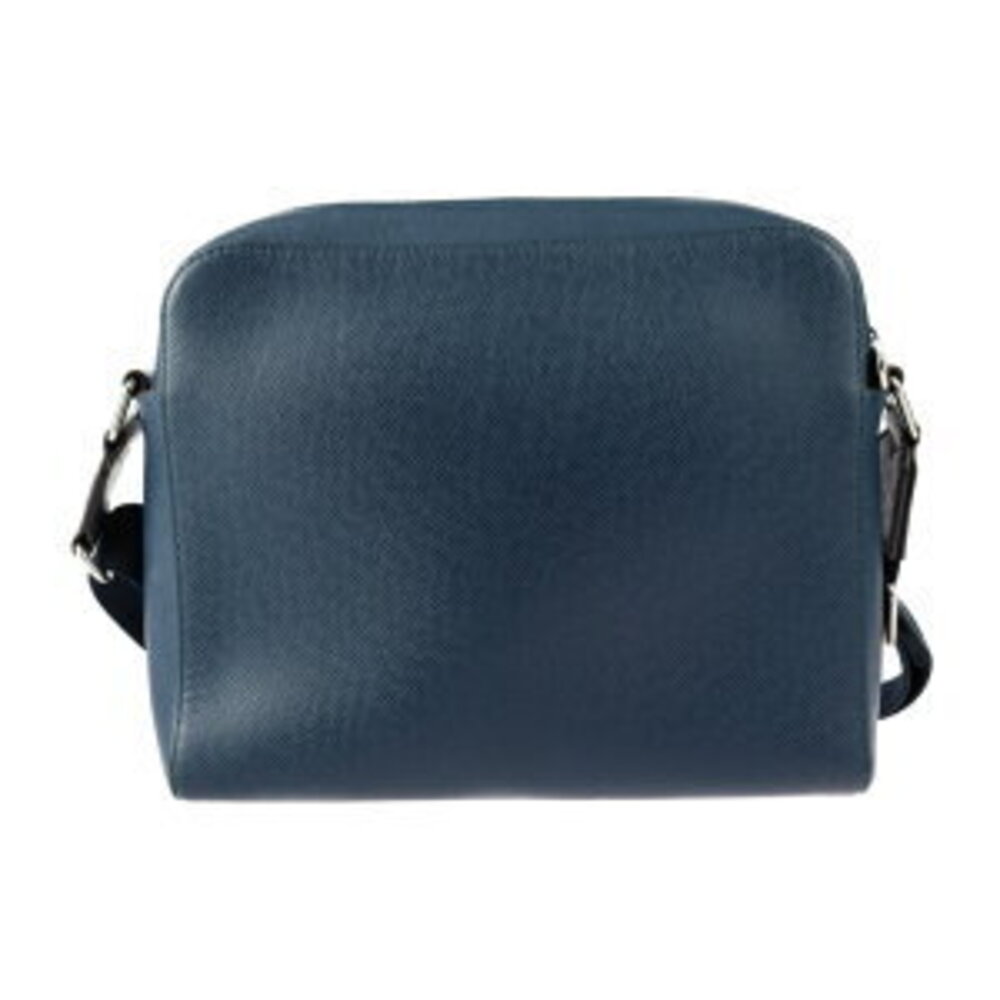 LOUIS VUITTON Anton Messenger Taiga Shoulder Bag Blue Marine Leather - Picture 3 of 9